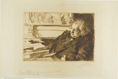 Ernest Renan de Anders Leonard Zorn