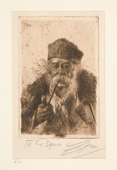 Verdugo de Siebenburger (gitano húngaro) de Anders Leonard Zorn