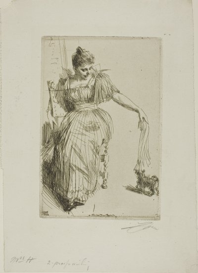 Gerda Hagborg II de Anders Leonard Zorn