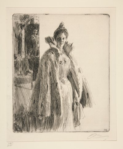 Su Alteza Real Princesa Ingeborg de Suecia II de Anders Leonard Zorn