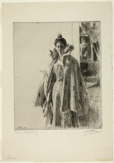 S.A.R. Princesa Ingeborg de Suecia I de Anders Leonard Zorn