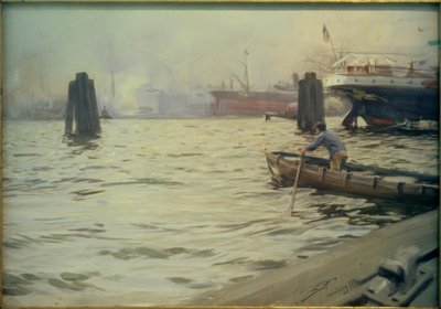 Puerto de Hamburgo de Anders Leonard Zorn