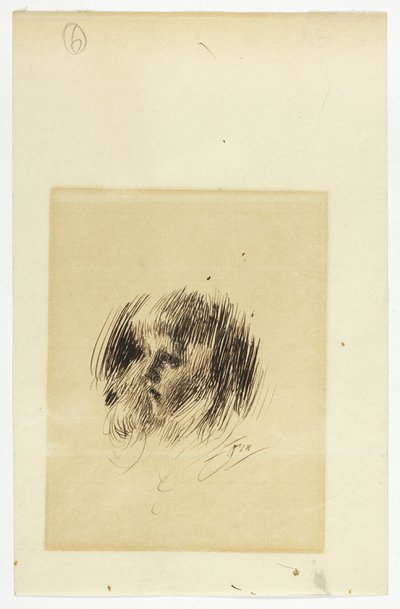 Cabeza de niña de Anders Zorn