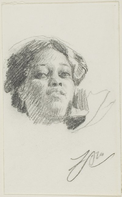 Cabeza de mujer de Anders Zorn