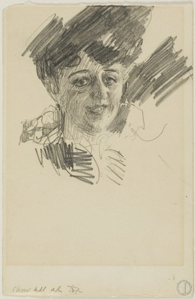 Cabeza de mujer de Anders Zorn