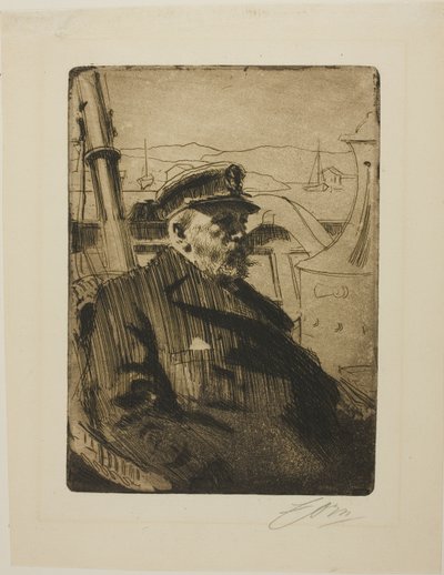Rey Oscar II (Segunda placa) de Anders Leonard Zorn