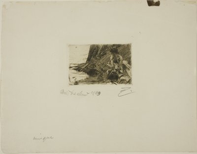 "La Petite Baigneuse" - La pequeña bañista de Anders Leonard Zorn