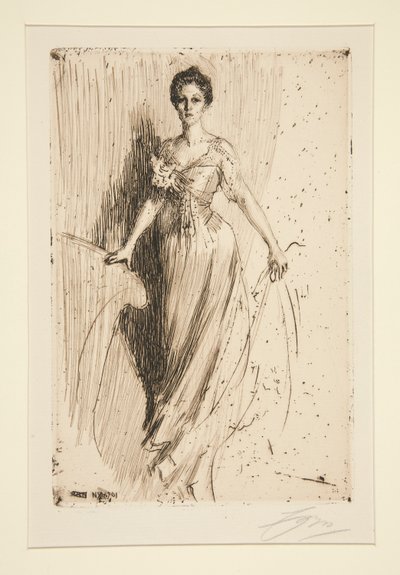 Señorita Ludman de Anders Leonard Zorn