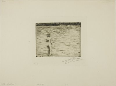 Madre bañando de Anders Leonard Zorn