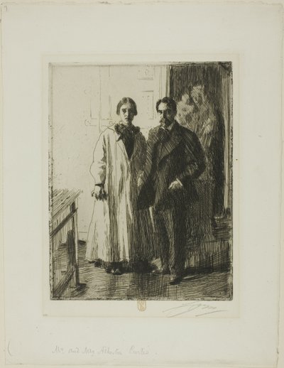 Sr. y Sra. Atherton Curtis de Anders Leonard Zorn
