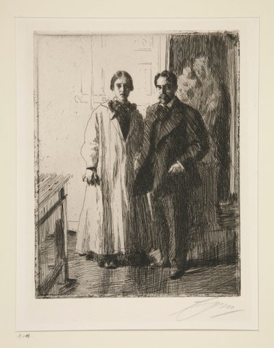 Sr. y Sra. Atherton Curtis de Anders Leonard Zorn