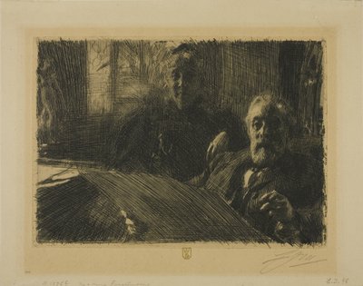 Sr. y Sra. Fürstenberg de Anders Leonard Zorn