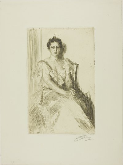 Sra. Cleveland II de Anders Leonard Zorn
