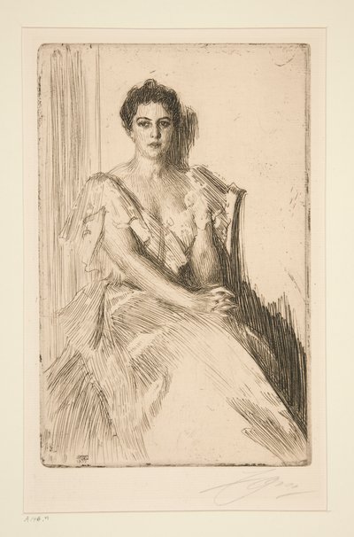 Sra. Grover Cleveland II de Anders Leonard Zorn