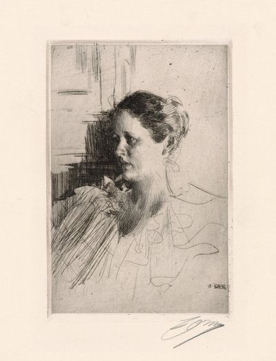 Sra. Nagel de Anders Leonard Zorn