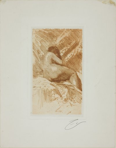 Estudio de desnudo de Anders Leonard Zorn