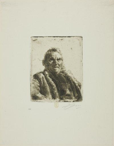 Viejo soldado ("Prinsen") de Anders Leonard Zorn