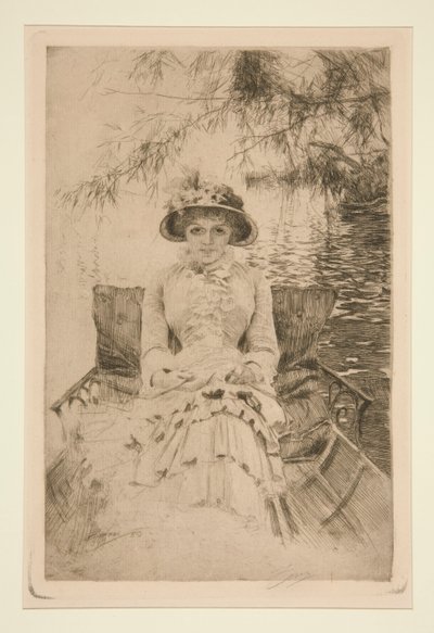 en el támesis de Anders Leonard Zorn