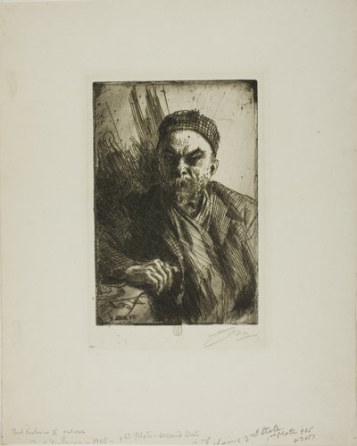 Paul Verlaine II de Anders Leonard Zorn