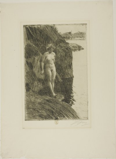 Precipicio de Anders Leonard Zorn