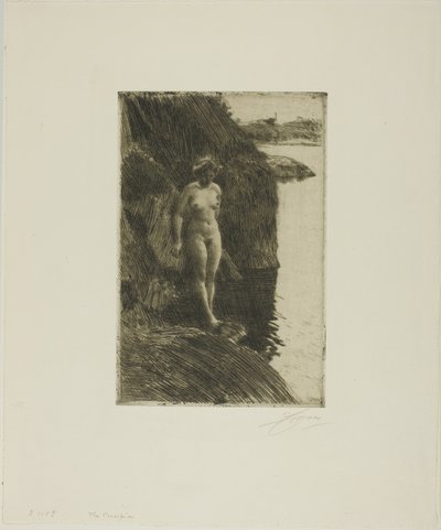 Precipicio de Anders Leonard Zorn