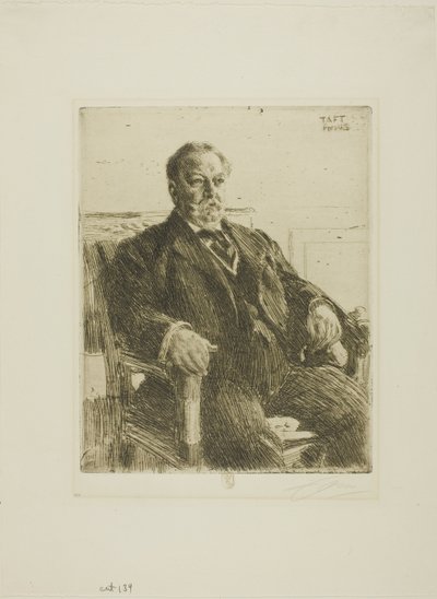 Presidente William H. Taft de Anders Leonard Zorn