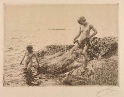 Escollos hacia el mar de Anders Leonard Zorn
