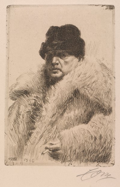 Autorretrato de Anders Leonard Zorn