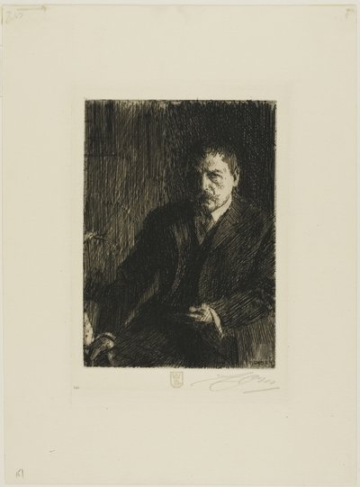 Autorretrato 1904 I de Anders Leonard Zorn