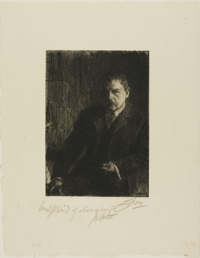 Autorretrato 1904 I de Anders Leonard Zorn