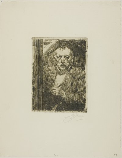 Autorretrato 1911 de Anders Leonard Zorn