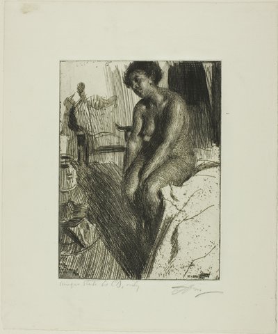 Sentado Negro de Anders Leonard Zorn