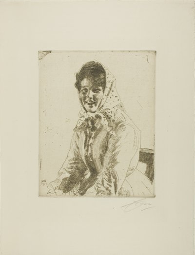 Skerikulla (Una chica Skeri) de Anders Leonard Zorn