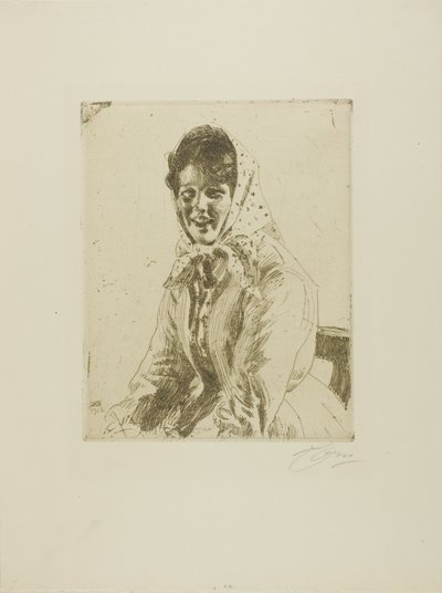 Skerikulla (Una chica Skeri) de Anders Leonard Zorn