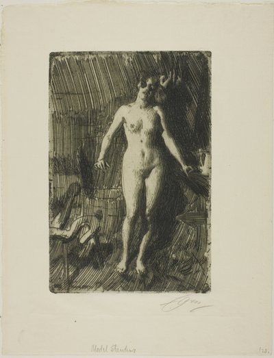 Modelo de pie de Anders Leonard Zorn