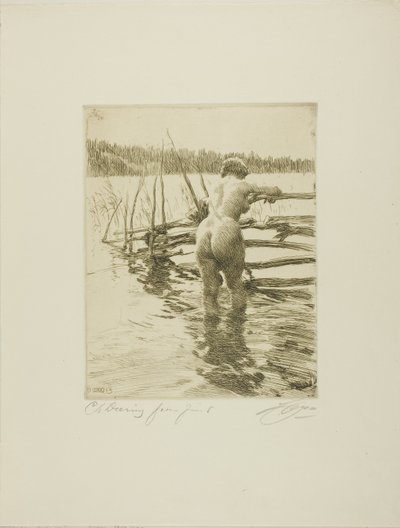 La cerca de Anders Leonard Zorn