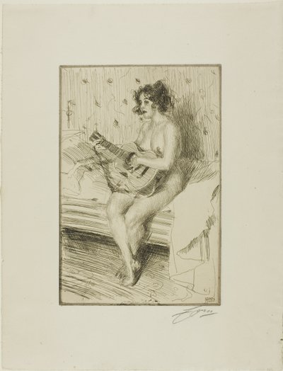 El Guitarrista de Anders Leonard Zorn