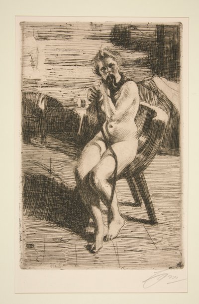 La cinta del pelo, 1912 de Anders Leonard Zorn