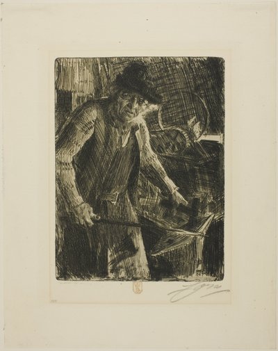 El maestro herrero de Anders Leonard Zorn