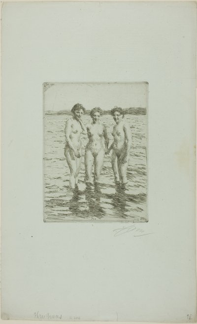 Las tres gracias de Anders Leonard Zorn