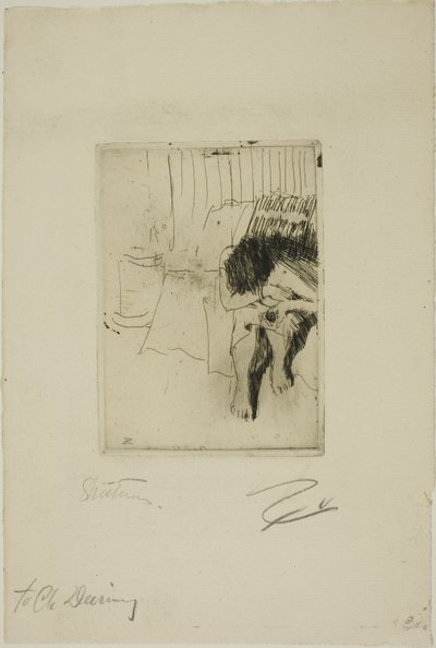 Modelo cansada de Anders Leonard Zorn