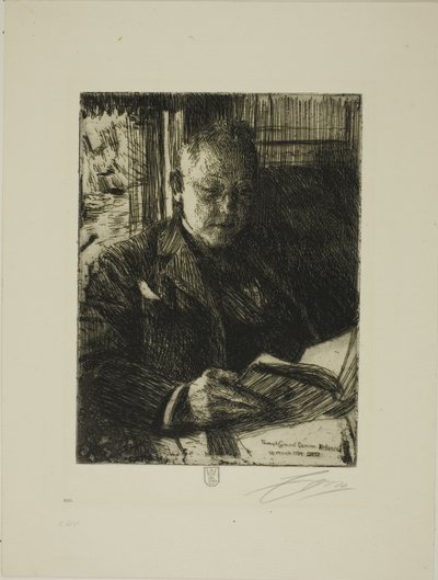 Compañero de viaje (Sr. Ch. Deering) de Anders Leonard Zorn