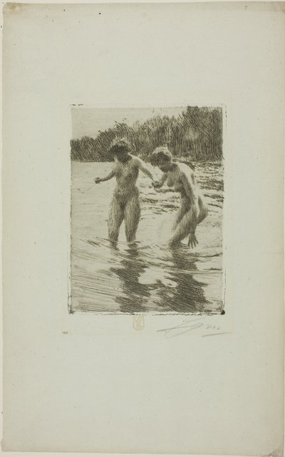 Dos bañistas de Anders Leonard Zorn