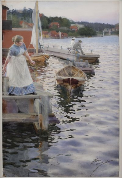 Olas Rompiendo de Anders Leonard Zorn