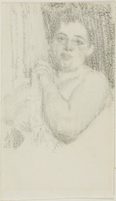 Mujer con las manos juntas de Anders Zorn