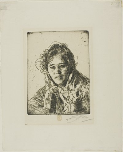Joven de Mora (Anna de Kråkberg) de Anders Zorn