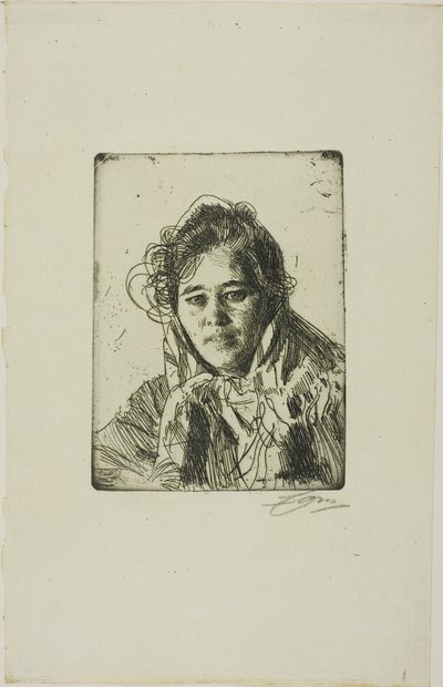 Joven de Mora (Anna de Kråkberg) de Anders Zorn