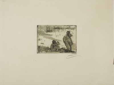 Jóvenes bañándose de Anders Leonard Zorn