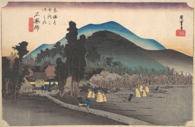 Ishiyakushi, Ishiyakushi Ji, ca. 1834 de Ando Hiroshige