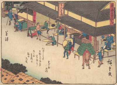 Kusatsu, ca. 1838 de Ando Hiroshige